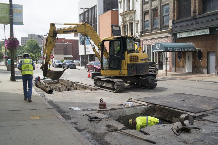 Natural Gas Pipeline Work Ongoing Around Downtown Wheeling News